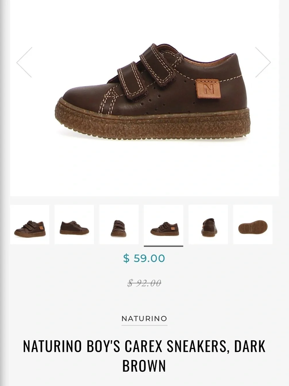 Naturino baby shoes (designed in Italy)